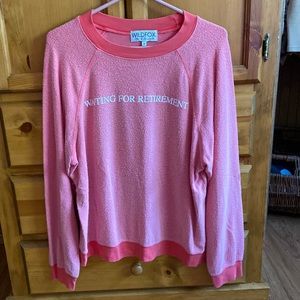 Wildfox “waiting for retirement” sweater